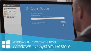 system restore